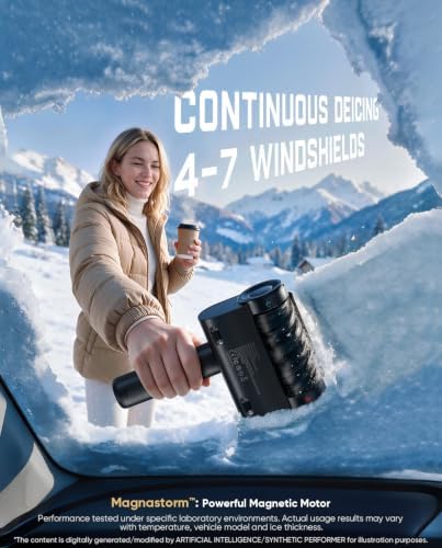 Fanttik Polar G10 Max Ice Scraper, Cordless Winter Car Accessories