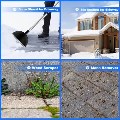 Snow Shovel, Floor Scraper, Snow Ice Flat Concrete Removal Tools