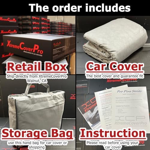 Car Cover fit 2014-2018 GMC Sierra HD Crew Cab 8ft Bed Dually ProPlus Gry