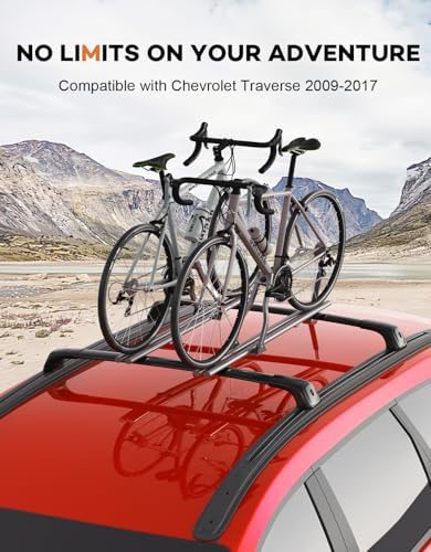 Roof Rack Cross Bars+Side Rails Fit for 2009-2017 Chevy Chevrolet Traverse