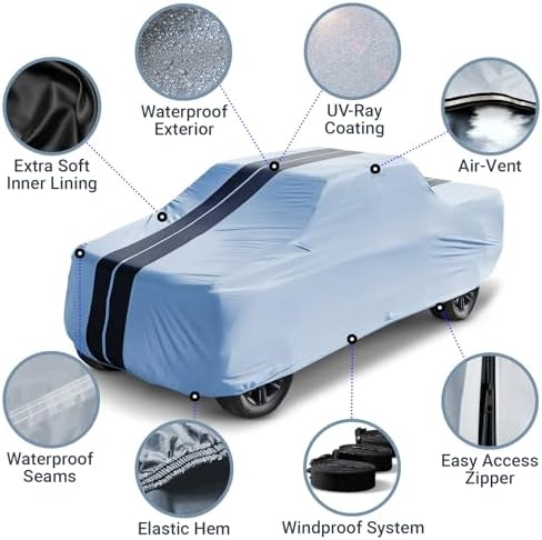 iCarCover Premium Plus Quality All Weather Car Cover. See Size Chart T89