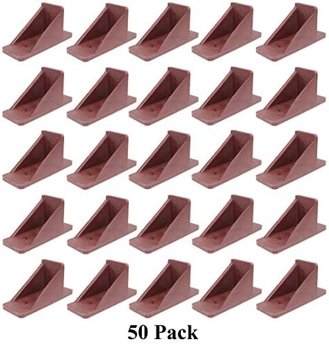 V2-MINI Roof Guard Snow Guard Prevent Sliding Ice Snow Stop Buildup Plastic Multipack-Multicolor (50, Brown)