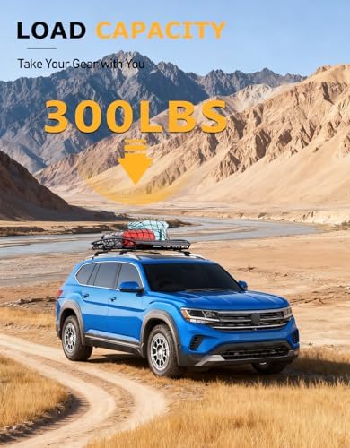 Tuyoung 300lbs Roof Rack Cross Bars for Volkswagen VW Atlas 2017-2026