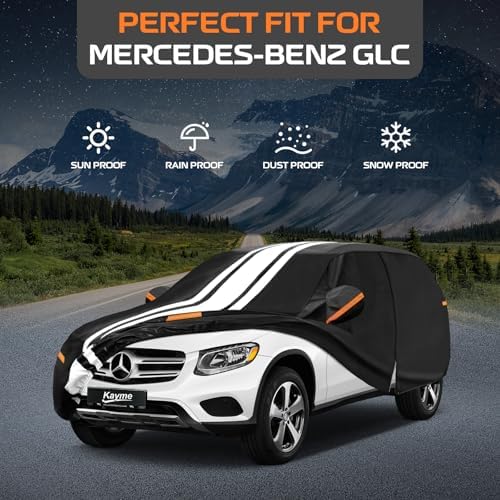 Kayme Waterproof Car Cover for Mercedes Benz GLC Class Heavy Duty