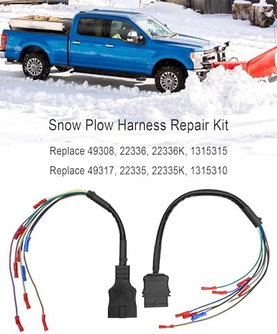 9 Pin Snow Plow Repair Harness Fit for Western Fisher Replace 49308 49317