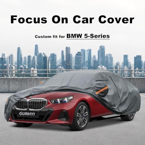 GUNHYI Premium Car Cover Custom Fit BMW 5 Series M5 (2003-2026) Waterproof