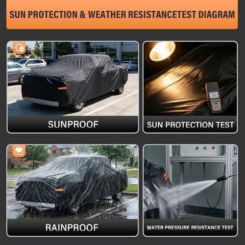 Kayme Truck Cover Waterproof All Weather - See Size Chart - Size T7