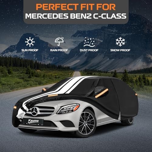 Kayme Mercedes Benz C Class Car Cover Waterproof All Weather