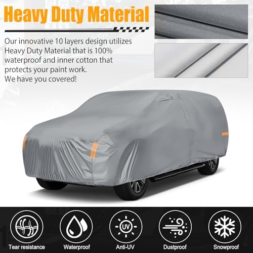 Waterproof Car Cover Replace for 1973-2025 Chevy Suburban Escalade ESV