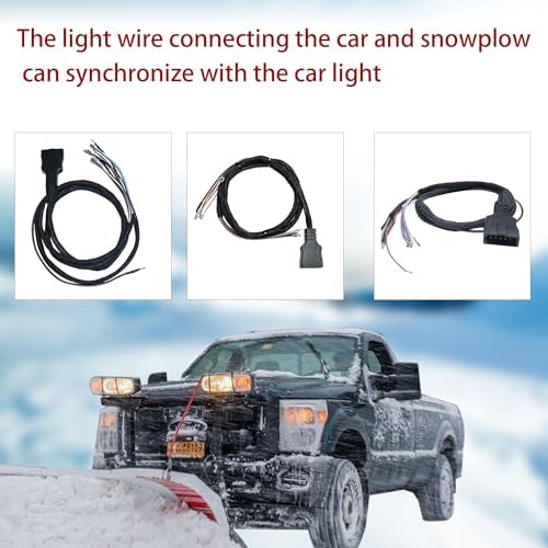 26347 26377 26357 11 Pin Plow Side Light Wiring Harness Fit for Western Fisher Blizzard (26347)