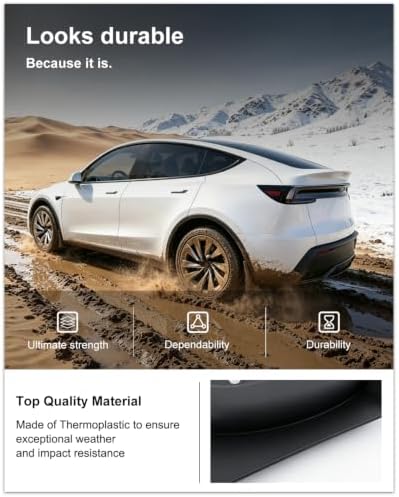 Kiwi Master No Drill Mud Flaps for 2025-2026 Tesla Model Y Juniper