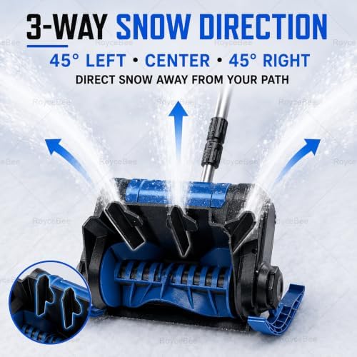 Battery Powered Snow Shovel, Brushless Motor, 30cm Clearing Width
