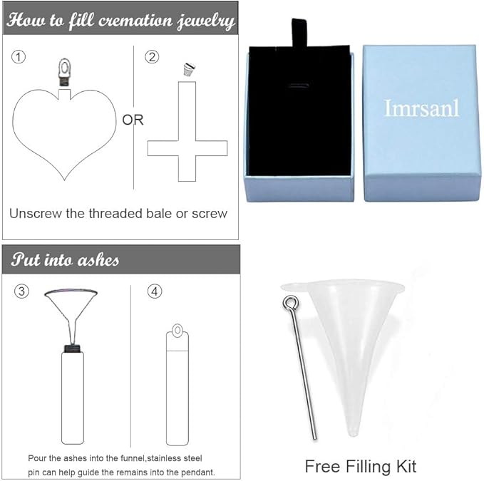 Imrsanl 18 Wheeler Semi Truck Urn Keychain for Ashes for Men Women Memorial Pendant Key Ring Cremation Jewelry Keepsake