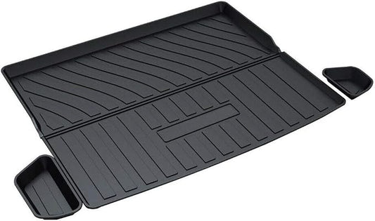 Cherokee Cargo Liners - All-Weather Protection Rear Cargo Trunk Tray Floor Mats Compatible with 2019 2020 2021 2022 2023 Jeep Cherokee, 3D Modeling Waterproof Durable TPO Accessories Custom-Fit