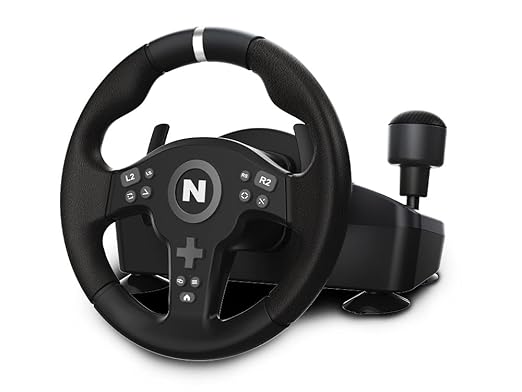Nitho Drive Pro V200 Racing Wheel with Pedals and Shifter, 270° Gaming Steering Wheel for PC, PS4, Switch/Switch 2, Xbox Series X|S, Xbox One, for Car Race Sim Games