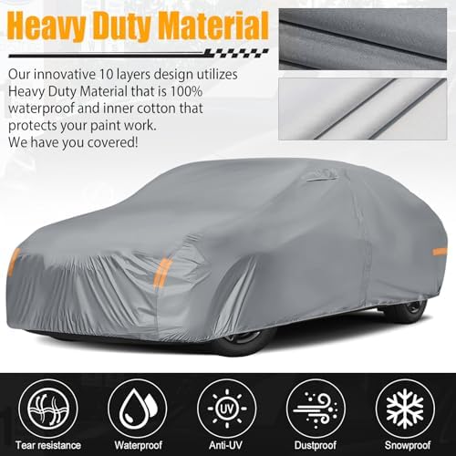 Waterproof Car Cover Compatible with 2008-2025 Chevy Malibu SS/LS/LT