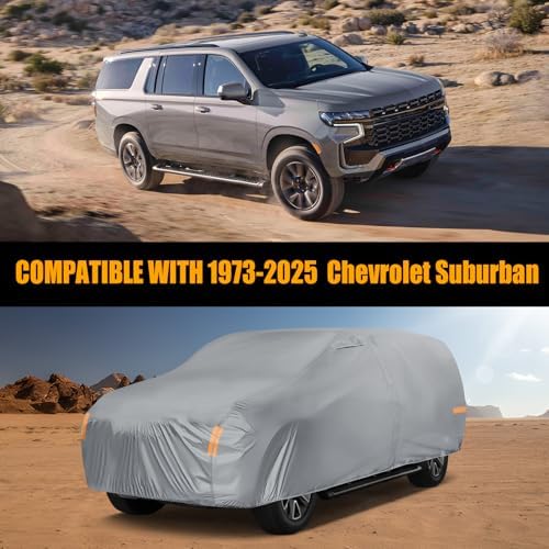 Waterproof Car Cover Replace for 1973-2025 Chevy Suburban Escalade ESV