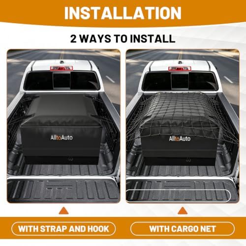 26 Cubic Feet Truck Bed Cargo Bag, Waterproof with Heavy Duty PVC