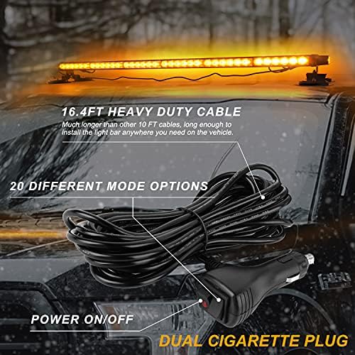 ASPL 38.5" 78 LED Strobe Light Bar Double Side Flashing
