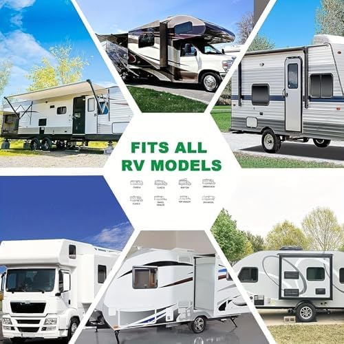 Heavy Duty RV Roof Cover, Waterproof Campers Roof Cover for Class A/B/C