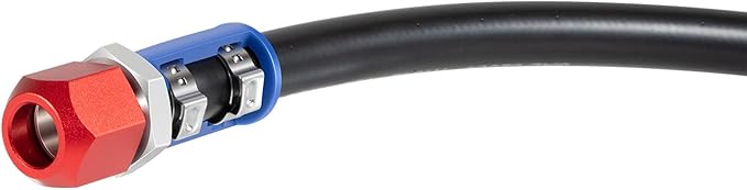 800-671 A/C Line Splice Kit for 3/8 Line With No.6 Hose, A/C Air Conditioning Repair Splice Connector, Universal Fit For 3/8'' Hose to Hard Lines Repair