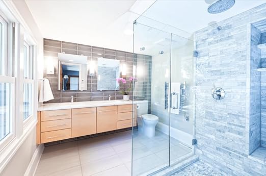 Clear-Fusion V Water Repellent Coating, Protective Glass Coating for Shower Doors, Easy Application, Seals and Protects Glass, soap scum Repellent. 4oz