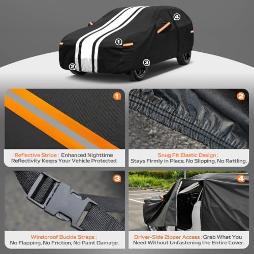 Kayme Heavy Duty Car Cover Custom Fit for BMW M4 4 Series