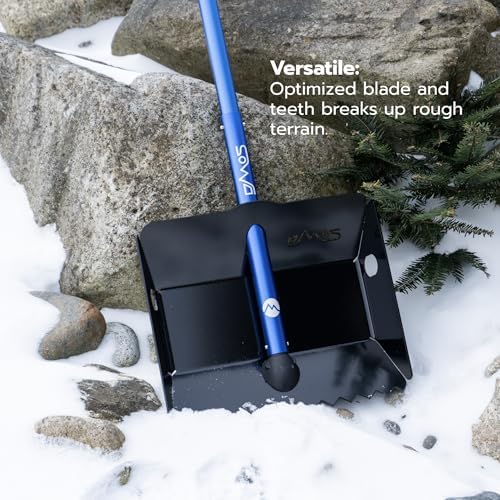 DMOS Stealth Collapsible Snow Shovel - Black/Blue - X-Large