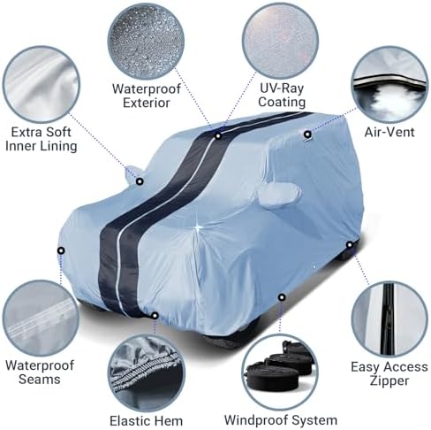 iCarCover Premium Plus Quality All Weather Car Cover. See Size Chart S50