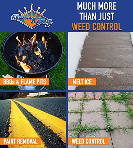 Flame King YSN340K-AI 340,000 BTU Propane Torch Weed Burner with 10-ft Hose