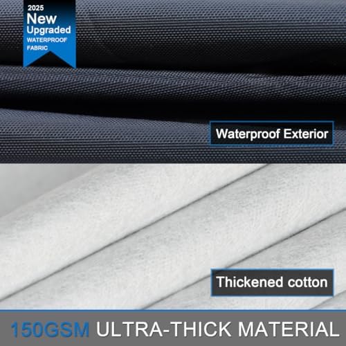 Ford F-150 Truck Cover Custom Fit 2008-2026 SuperCrew Cab SB (5.5'-6.5') with Door Zipper, Full Exterior Pickup Truck Cover Waterproof All Weather,Wind Dust Sun and UV Protection.