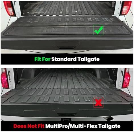 LASFIT Tailgate Mat for Chevy Silverado/GMC Sierra 2500HD&3500HD 2020-2027