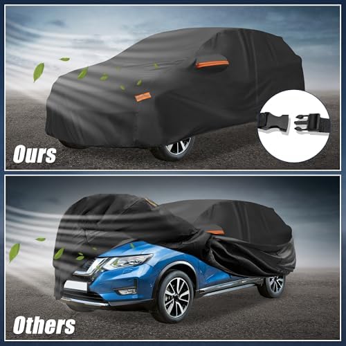 X AUTOHAUX Waterproof Full Car Cover for Nissan X-Trail 2010-2025 210D-PU