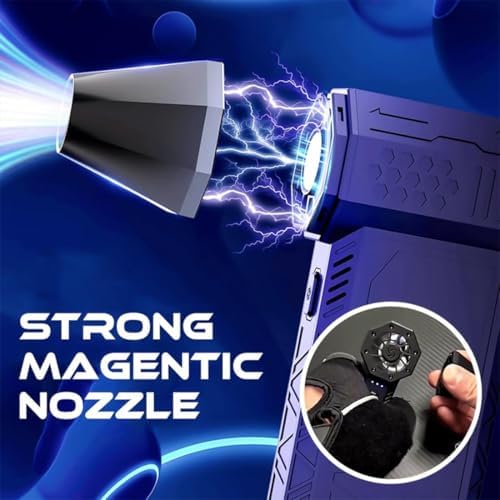 1500w Thermal Blower, 2026 Upgraded Snow Blower for Car, Windshield Antifreeze Blower 3 Gear Adjustable Turbo Blowers, for Patio Cleaning, Lawn Care and Car Dust Removal (2Sets)