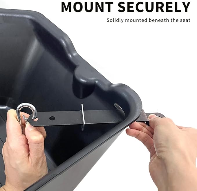 MAXDOM Under Seat Storage Fits for RAM 1500 Crew Cab 4-Door Full Size Pickup (2019-2025, RAM 1500)