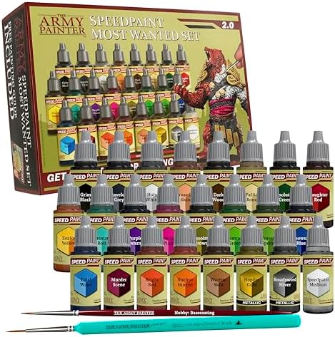 The Army Painter, Speedpaint Most Wanted Set 2.0 Combo, 24 x 18 ml