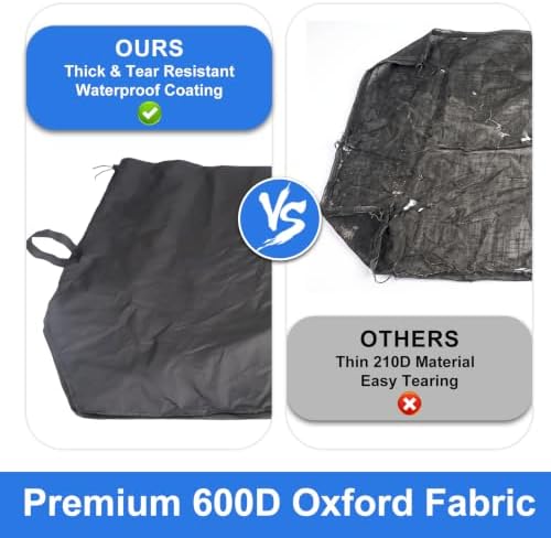 600D Snow Plow Cover, Waterproof Hydraulic Snow Parka