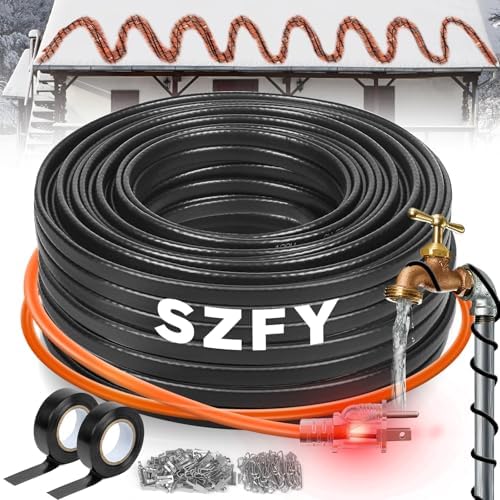 80FT Heat Tape for Water Pipes, -40°F,120V 5W/FT