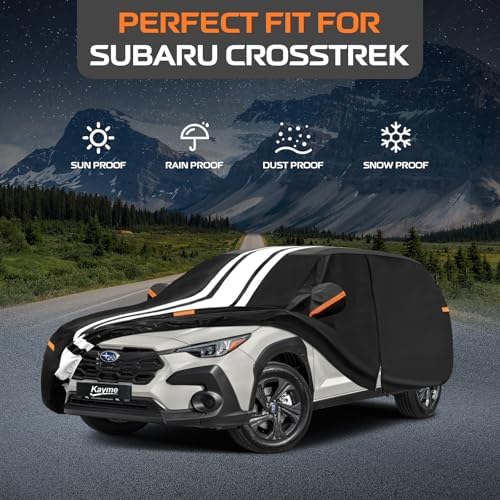 Kayme Heavy Duty Car Cover for Subaru CrossTrek/XV CrossTrek (2012-2026)