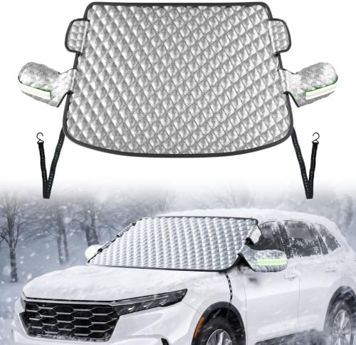 Windshield Cover for Ice and Snow, Thick Padded Graphene, M