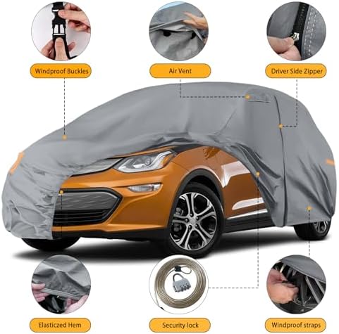 Waterproof Car Cover Compatible with 2017-2025 Chevy Bolt EV EUV