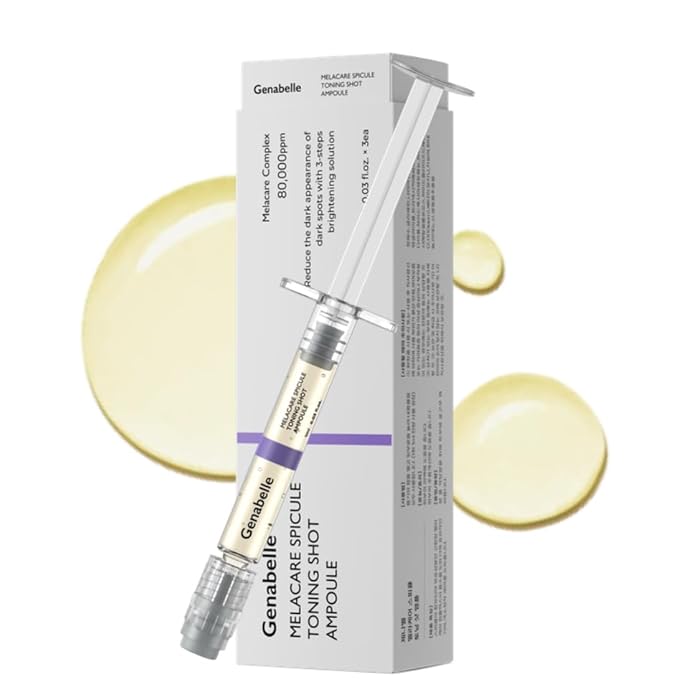 Genabelle Melacare Intensive Full Set - Melacare Intensive Cream (1.69 fl oz) & Spicule Toning Shot Ampoule (0.03 fl oz* 3ea) & Jelly Touch Dual Pad (4.05 fl oz)