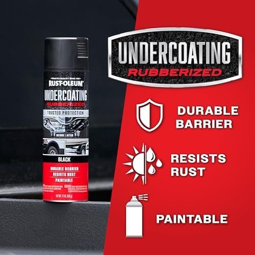 Rust-Oleum Rubberized Black Undercoating Rust Resistant Spray Paint