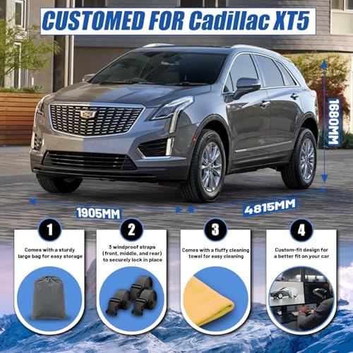 SUV Car Cover Custom Fit for Cadillac XT5 (2016-2026)