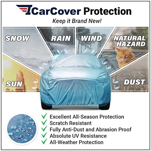 iCarCover Car Cover All Weather for 2012-2022 Chevy Spark