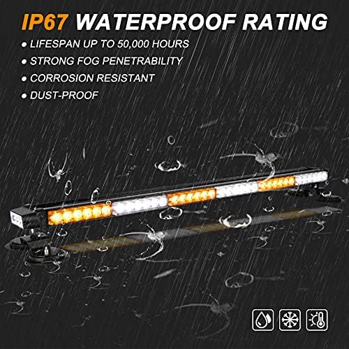 ASPL 38.5" 78 LED Strobe Light Bar Double Side Flashing