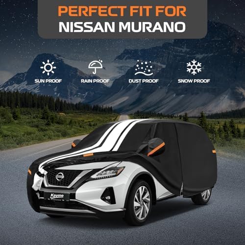 Kayme Heavy Duty Car Cover Custom Fit for Nissan Murano (2002-2026)