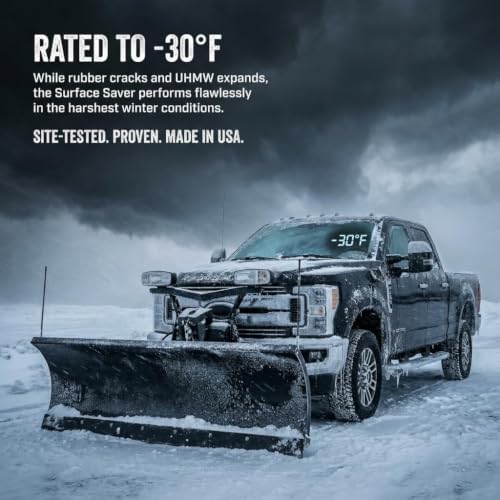 Surface Saver Polyurethane Snow Plow Cutting Edge – Outlasts Rubber 5X – No Surface Damage – Made in USA – Fits Truck ATV UTV Tractor – Holes Not Included – 36" (1"X4")