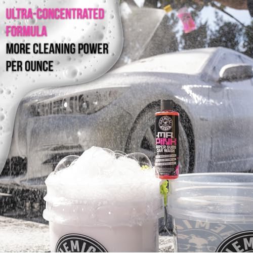 Chemical Guys, Mr. Pink Car Wash Soap 64 oz with Wash Mitt