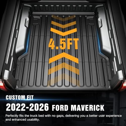 YZONA Bed Mat for 2022-2026 Ford Maverick, 4.5FT(54.4 in)